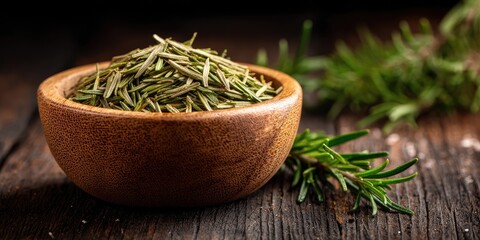 Cooking with dry rosemary culinary tips kitchen ingredient showcase rustic atmosphere close-up view flavor enhancement