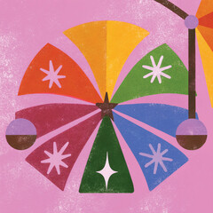 illustration of umbrella