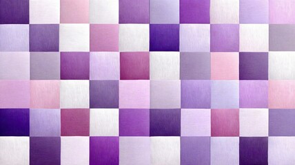 Dark Purple and Black Diagonal Check