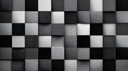 Diagonal Orange and Grey Check Pattern