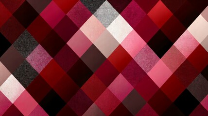 Purple and Lavender Windowpane Check Pattern