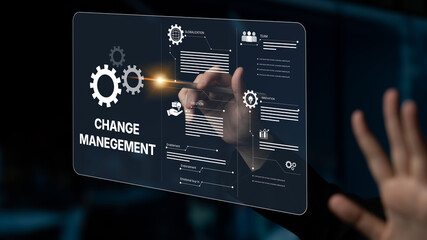 Change management strategy combining innovation, globalization, and teamwork to enable business transformation and emotional engagement in modern organizations Latch