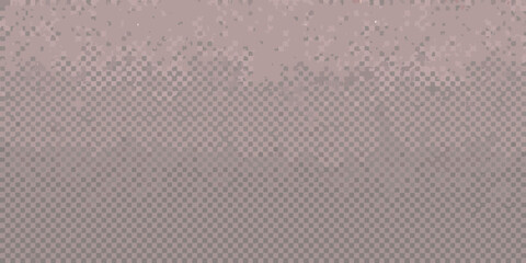 Abstract checkered pattern with distressed texture in muted pink and gray