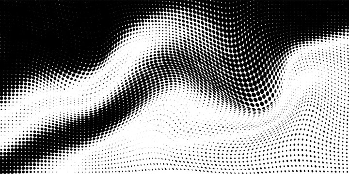 Background with monochrome dot texture. Polka dot pattern template. Background with black dots - stock vector dots basic background dots