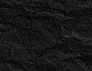 Black rough paper texture, close view paper pattern background