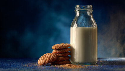 Cookies and Milk - A Classic Comfort Food Combination.