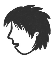 face of the boy with hat