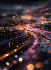 Abstract Data Stream - A Visual Representation of Information Flow.