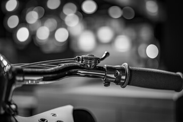 retro and vintage moped steering wheel