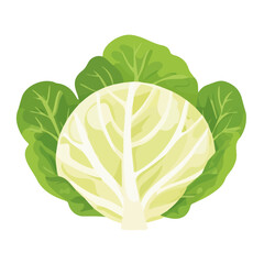 Sauerkraut in a clean 2D flat vector icon style, minimal and simple, set on a plain white background.