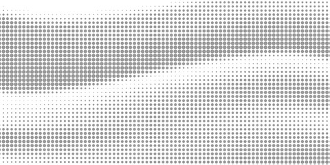 Grunge halftone gradient background. Faded grit noise texture. White and black sand wallpaper. Retro pixelated backdrop. Anime or manga style comic overlay. Vector graphic design textured template