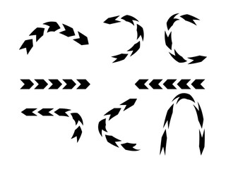 Arrow Icons Set – Minimalist Direction Arrows Pack for Navigation, UI/UX, and Infographics.