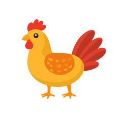Rougaille in a clean 2D flat vector icon style, minimal and simple, set on a plain white background.