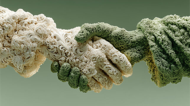 Nature and Culture Handshake