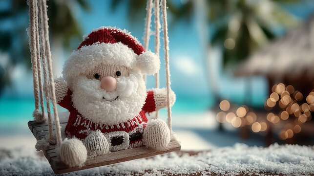 Santa on Tropical Vacation