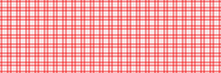 Classic red and white gingham check seamless pattern, ideal for rustic farmhouse themes, holiday decorations, picnic blankets, kitchen linens, and festive background designs.