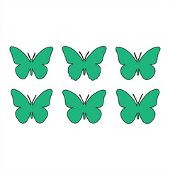 Butterfly Set, Butterfly Icon 