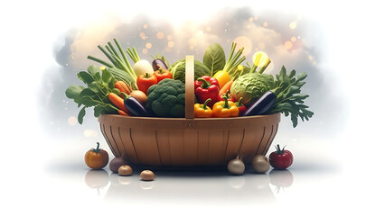 "Fresh Vegetable Basket", "Organic Farm Veggies", "Healthy Food Assortment", "Tropical Fruit Basket", "Fresh Mixed Fruits", "Exotic Fruit Assortment", generation IA