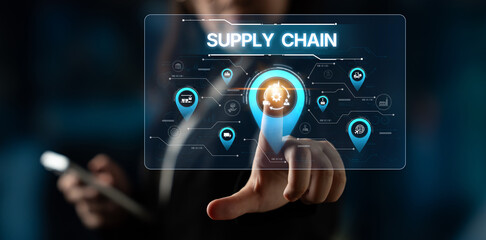 Supply chain processes with data-driven logistics, transportation, and distribution. enhances...