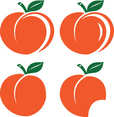 Apple Icon & A single, striking icon featuring an apple, rendered with black, yellow, cyan, and magenta colors. Designed for diverse applications.