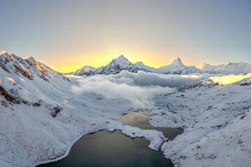 Lake Bachalpsee in Switzerland at Dawn 1833