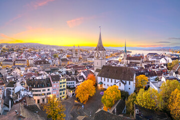 Zurich, Switzerland at Dawn 1807