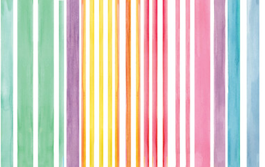 hand drawn watercolor stripes pattern.  colorful. wallpaper ,  spring and summer stripes unique stripes, decor items  unique 