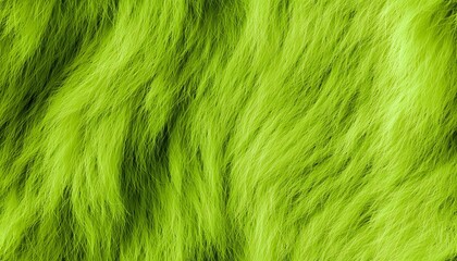 Bright green fur texture for abstract design, offering a vivid and unique background for creative projects and visual appeal.