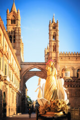 Stadt Palermo in Sizilien in Italien in Europa im S&uuml;den