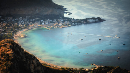 Insel von Sizilien im Sommer