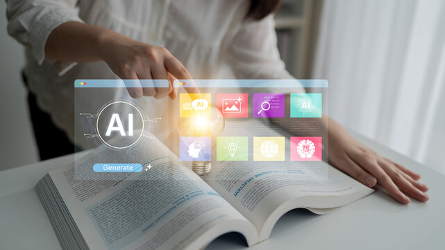 A user interface for a generative AI platform. This technology uses machine learning to create new digital content, automate tasks, and provide intelligent solutions. Fermion