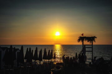 Sizilianischer Sonnenuntergang