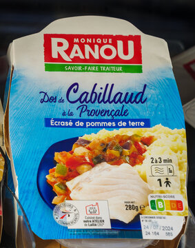 Monique Ranou product, Cabillaud provencal ecrase de pommes de terre