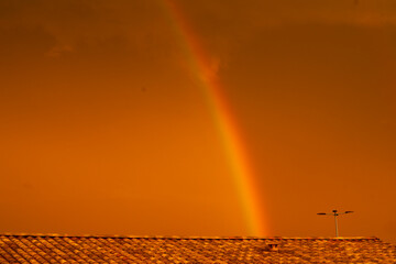 Naklejka premium Arc en ciel