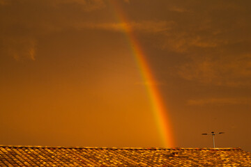 Naklejka premium Arc en ciel