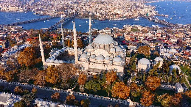 S&uuml;leymaniye cami drone 