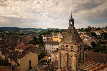 Obraz premium View of the old town of Cluny, France