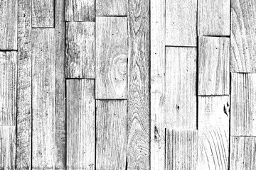 Black and white wood tile texture with natural grain, perfect for backgrounds, rustic patterns, interior design, or vintage construction concepts. Grunge texture background and monochrome.