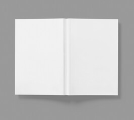 Blank white menu  Clear brochure  mock up.  template 