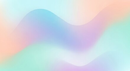 Abstract pastel gradient fluid shapes creating a soothing visual experience perfect for background