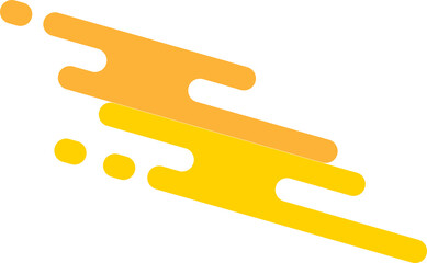 Abstract, colorful, dynamic auspicious cloud pattern in yellow.