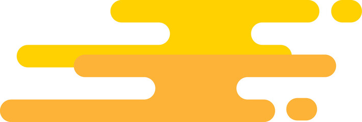 Abstract, colorful, dynamic auspicious cloud pattern in yellow.