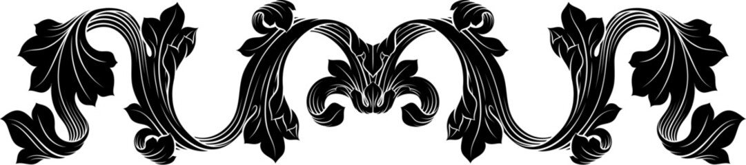 A filigree medieval crest coat of arms heraldic style pattern motif. In a vintage woodcut etching style.