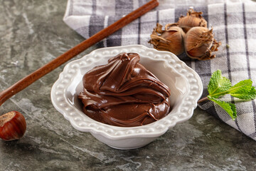 Yummy Chocolate paste with nuts