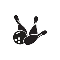 Bowling icon vector illustration