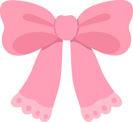 Coquette Valentine charming flat icons for cute aesthetic