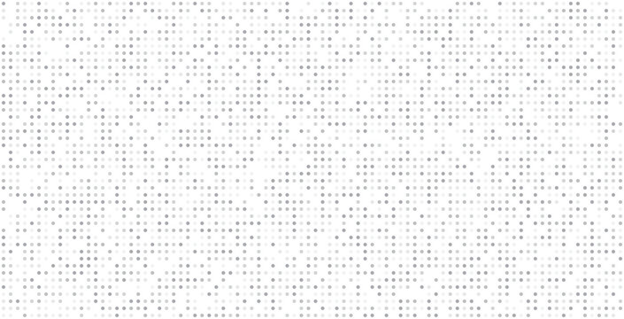 Digital technology background. Digital data dots gray pattern pixel background