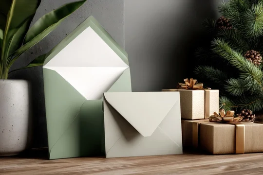 Christmas Newsletter Display on Seasonal Workspace