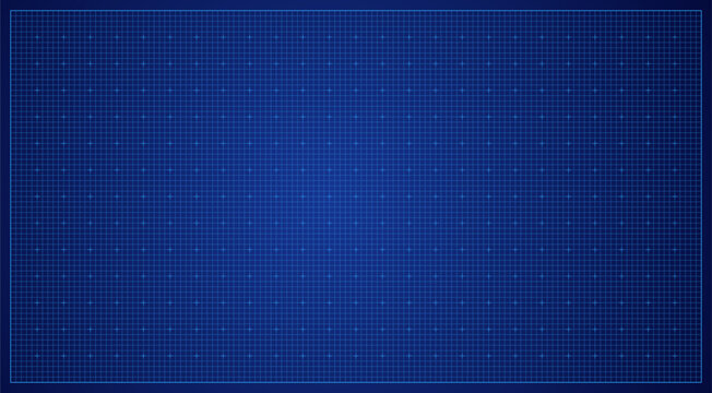 Blueprint background vector illustration. Blue lined architecture backdrop.