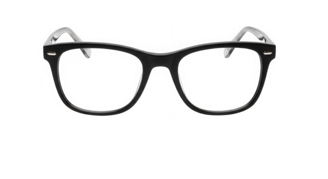 Glasses isolated on a transparent background